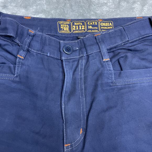 Kontra Work Utility Pants 36 36x33 CAT2 Arc Rated OSHA Comp FR Workwear - Picture 2 of 11